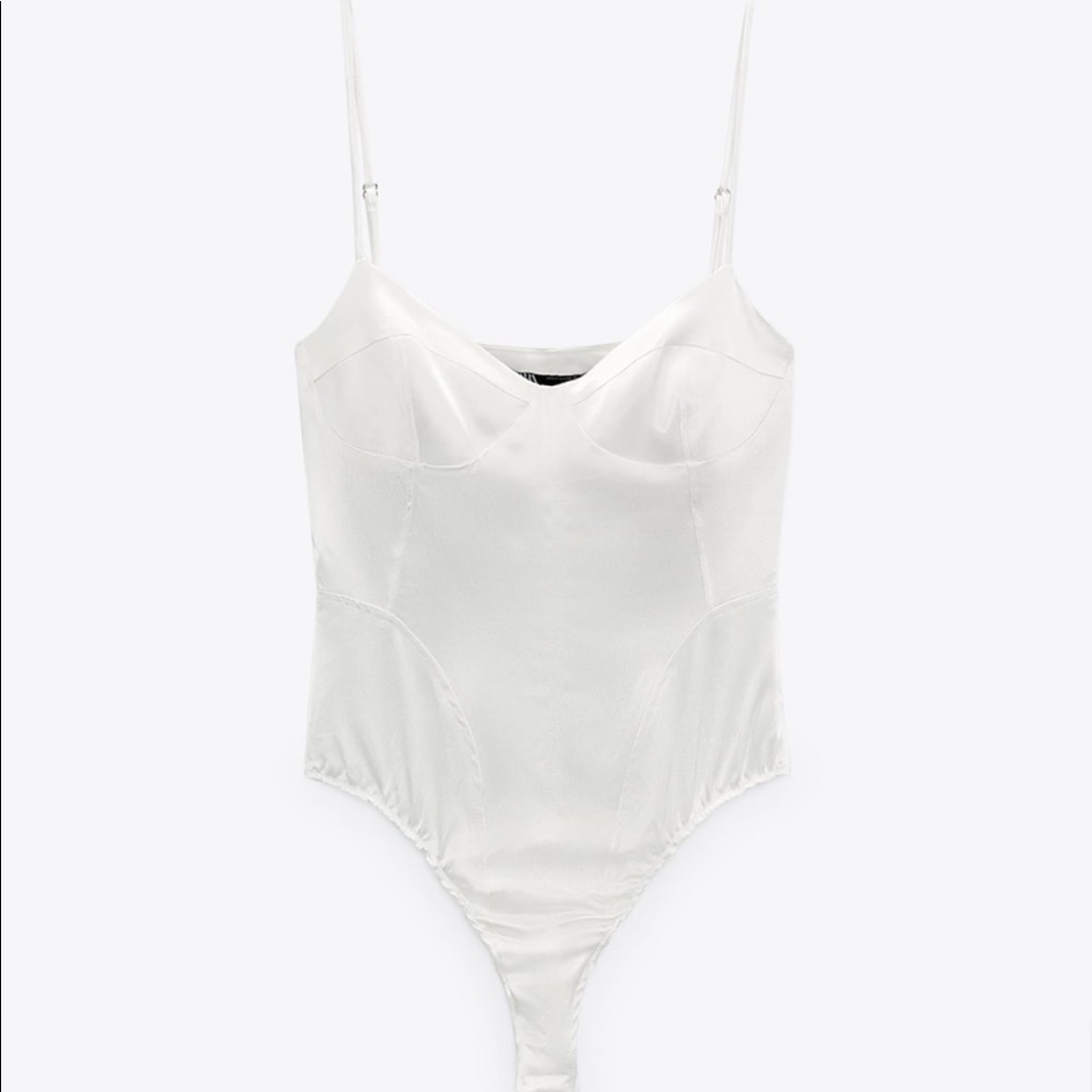 Satin Zara bodysuit